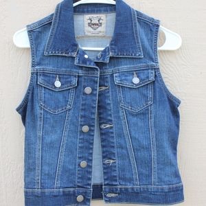 Papaya Denim Vest